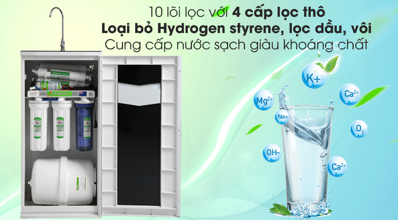 Máy lọc nước Kangaroo Hydrogen Superstyene KG10G5VTU
