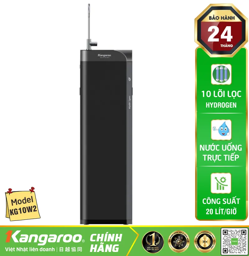 Máy lọc nước Kangaroo Hydrogen Waterfall KG10W2
