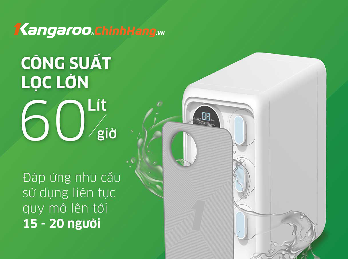 máy lọc nước hydrogen Kangaroo KG400HU