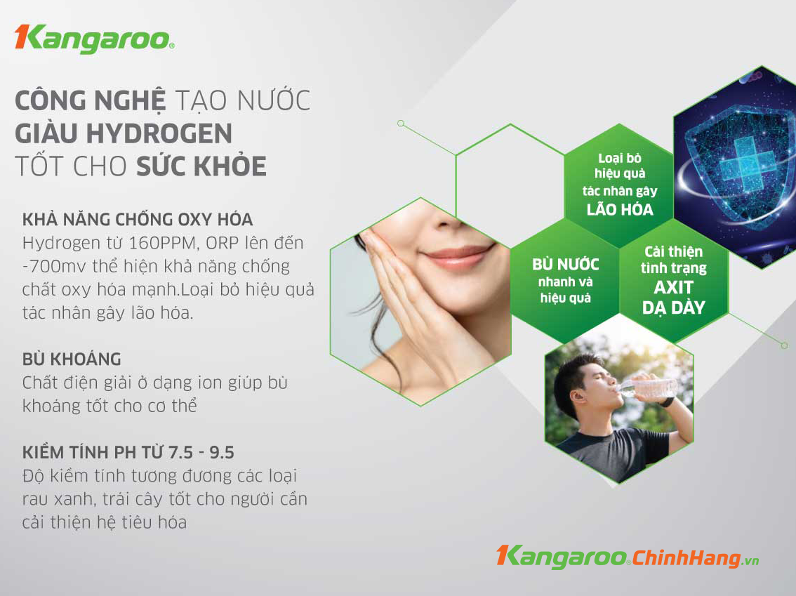 Máy lọc nước sử dụng công nghệ giàu Hydrogen