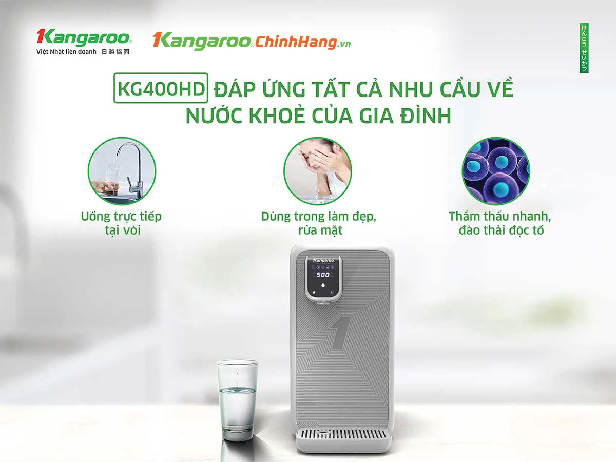 Máy lọc nước Kangaroo KG400HD