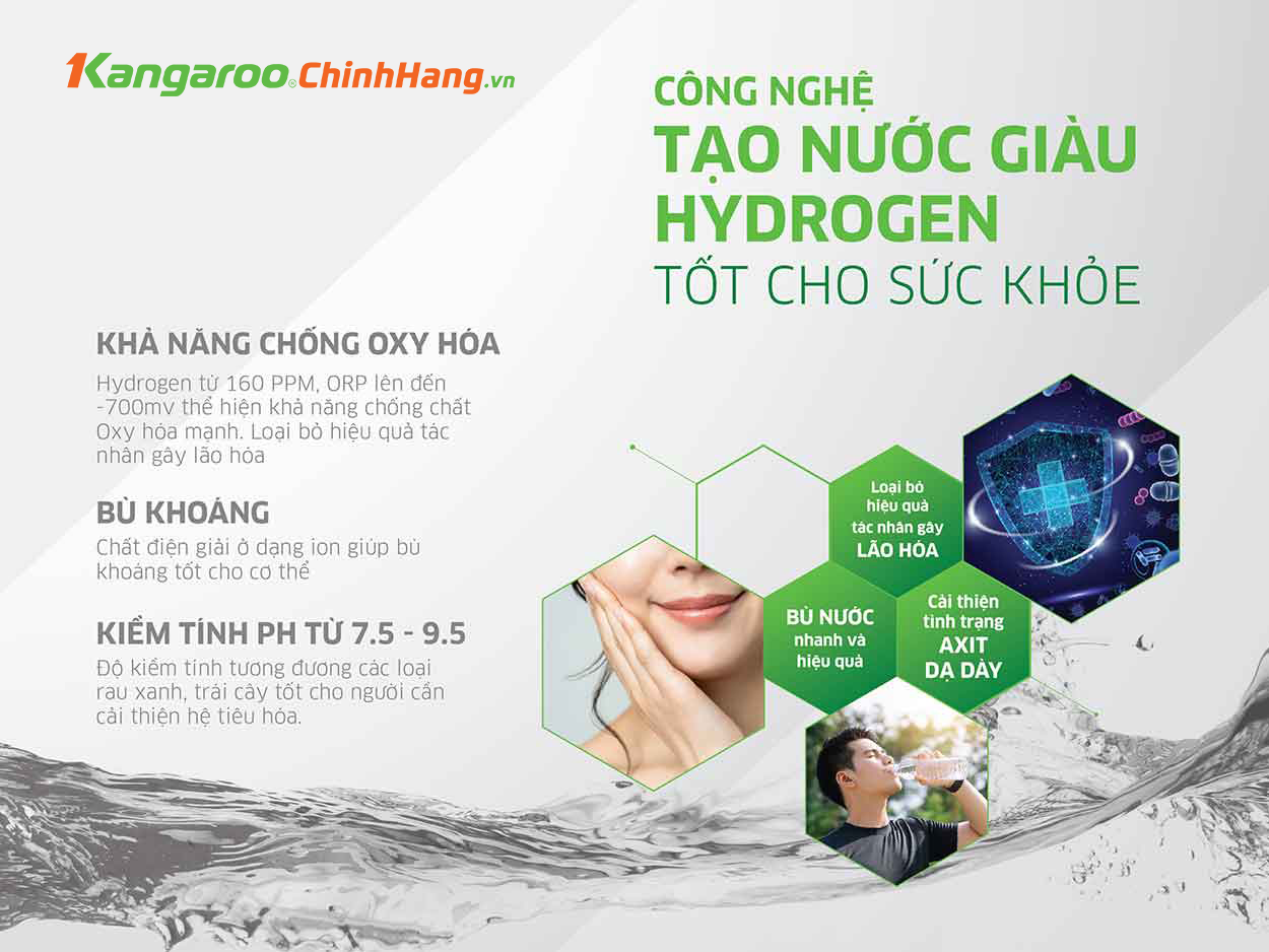 Máy lọc nước Kangaroo Hydrogen Infinity KG10A9I