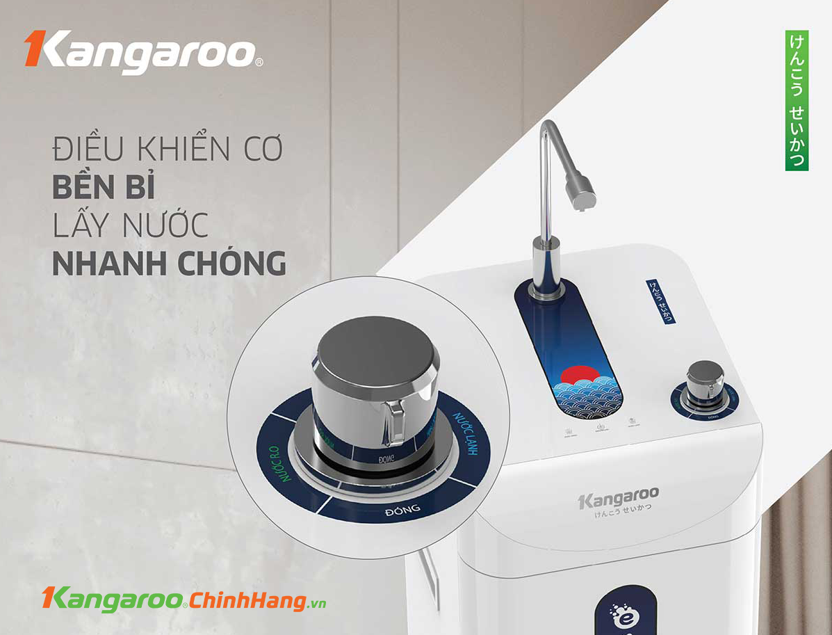 Máy lọc nước Kangaro Hydrogen KG10A8ES 