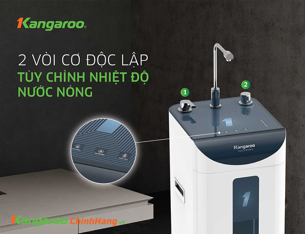 Máy lọc nước nóng lạnh Kangaroo KG10A9S