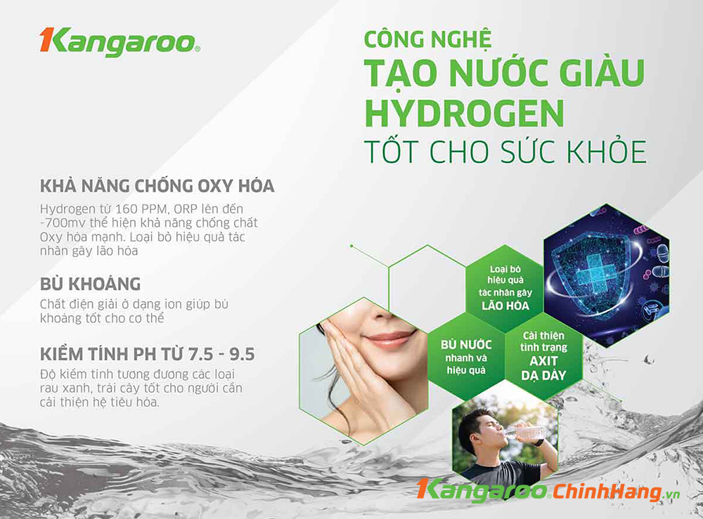 Máy lọc nước nóng lạnh Kangaroo KG10A9S