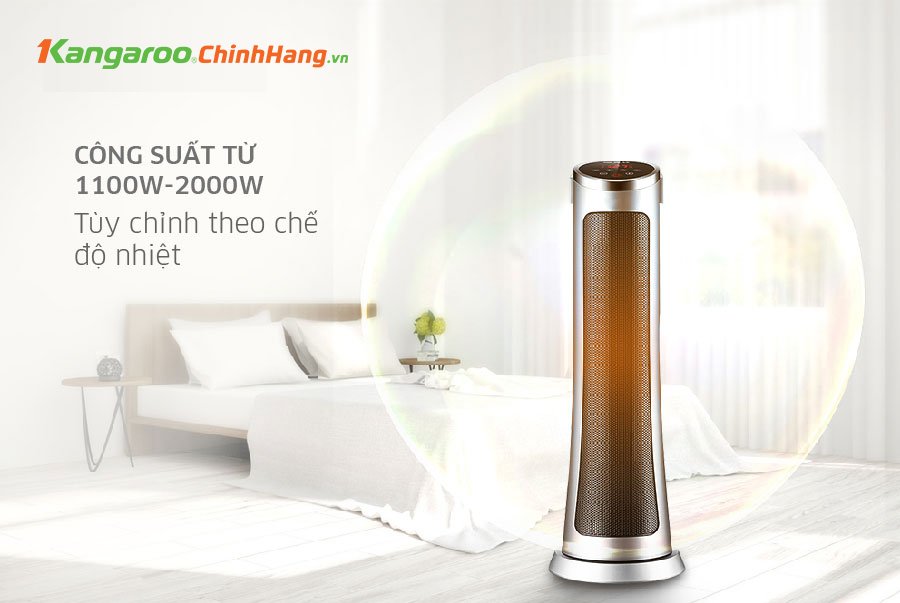 Máy sưởi gốm ceramic Kangaroo KGFH06