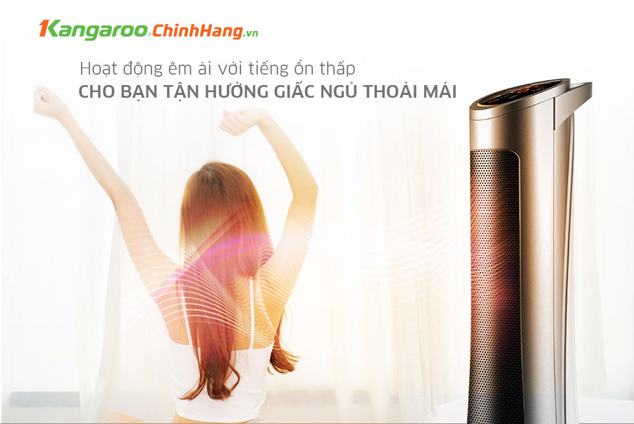Máy sưởi gốm ceramic Kangaroo KGFH06