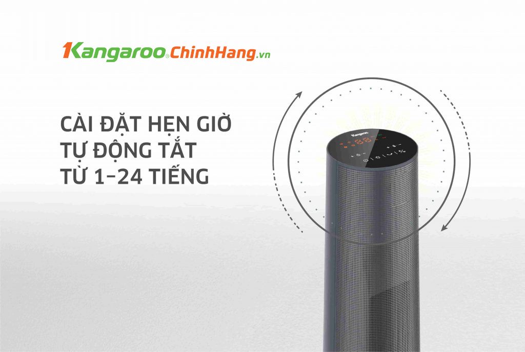 Máy sưởi gốm ceramic Kangaroo KGFH09