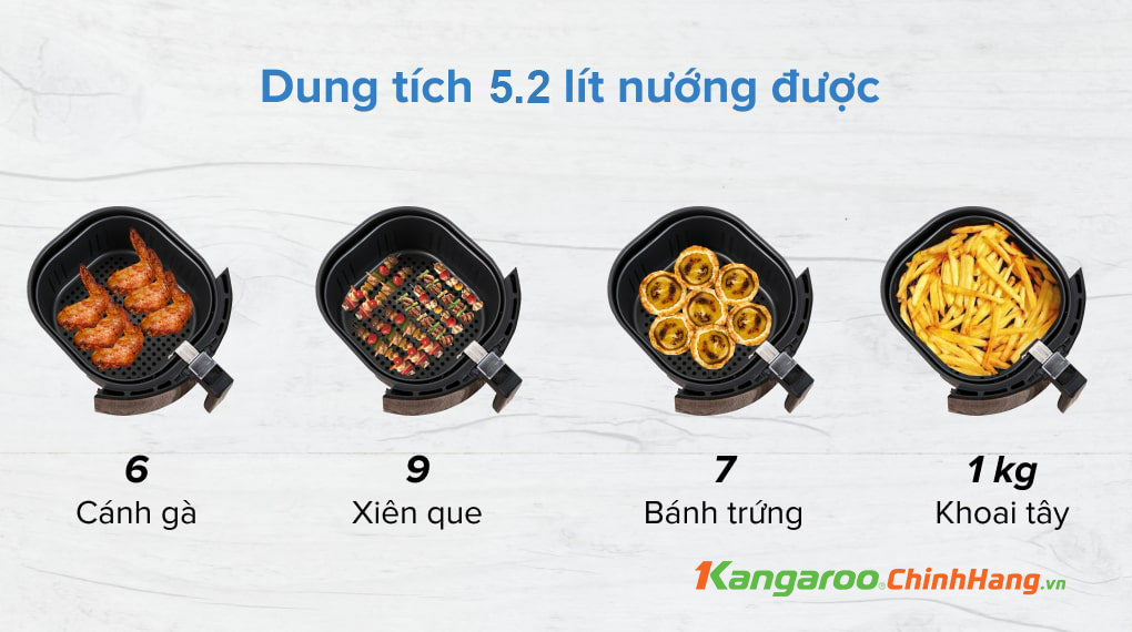 Nồi chiên không dầu Kangaroo KG55AF1A