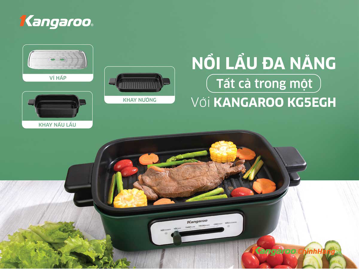 Lẩu nướng đa năng Kangaroo KG5EGH