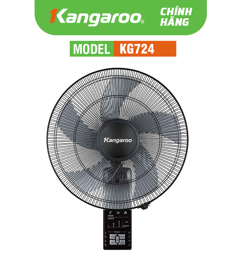 Quạt treo tường Kangaroo KG724