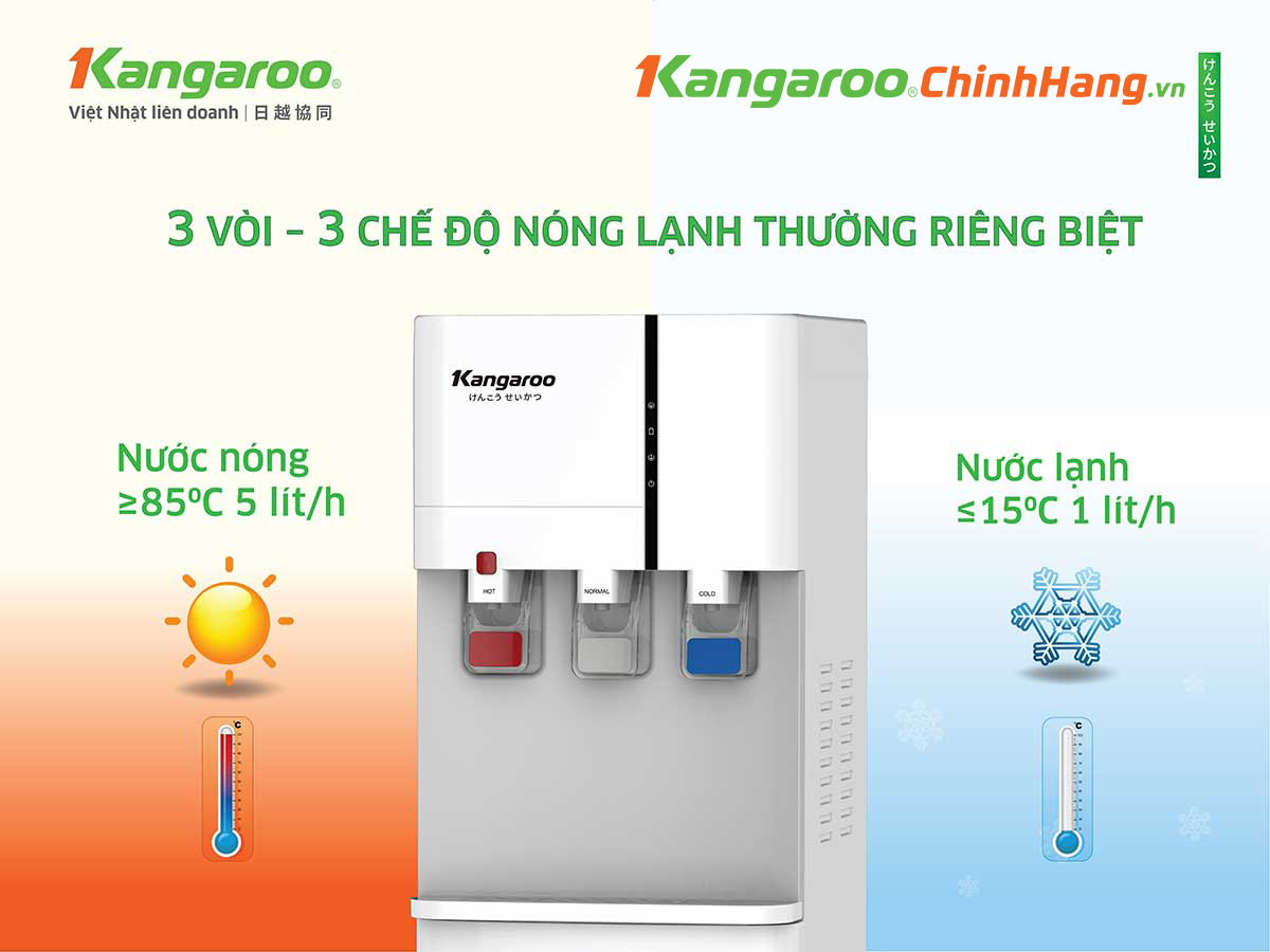 Cây nước nóng lạnh Kangaroo KG59A3