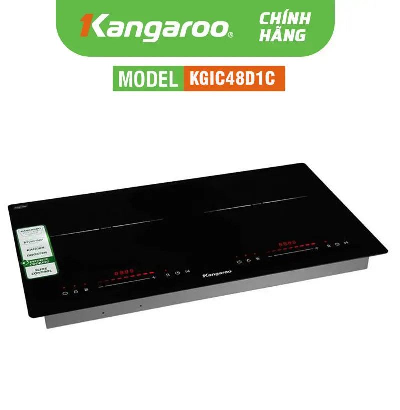 Bếp từ đôi lắp âm Kangaroo KGIC48D1C