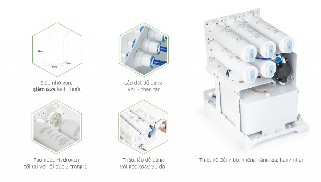 Máy lọc nước Kangaroo Hydrogen ion kiềm KG100EED-IoT
