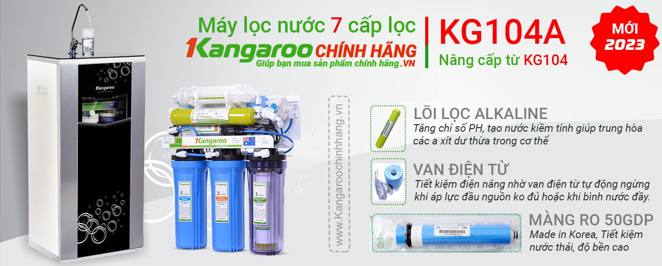 Máy lọc nước Kangaroo KG104AKV Máy lọc nước Kangaroo KG104AKV