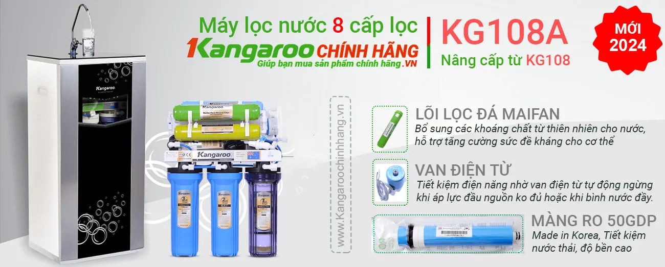 Mô tả máy lọc nước Kangaroo KG108A Mô tả máy lọc nước Kangaroo KG108A